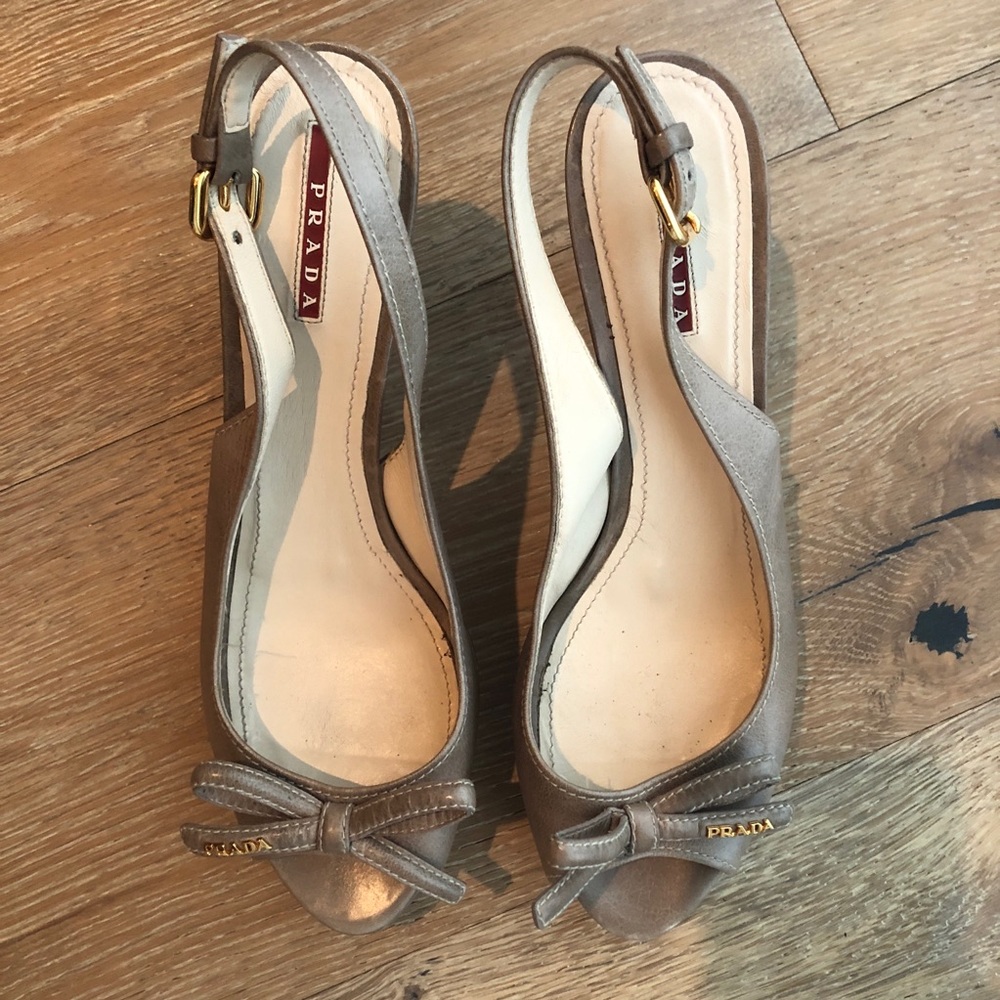 Prada Sling-back Heels